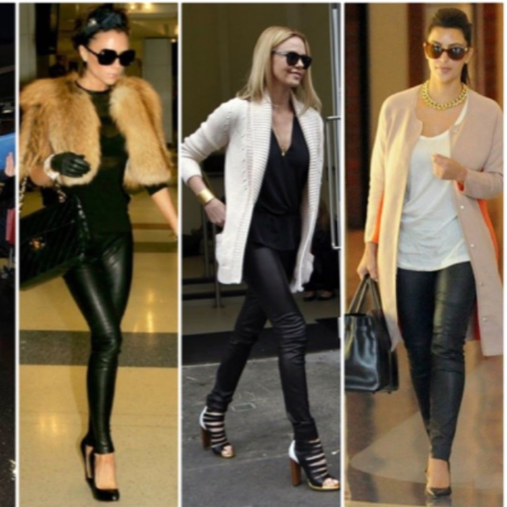 Faux Leather Pants